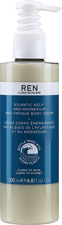 Energetyzujący krem do ciała - Ren Atlantic Kelp And Magnesium Anti-Fatigue Body Cream — Zdjęcie N1