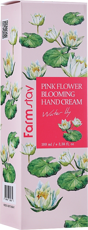 Krem do rąk Lilia wodna - FarmStay Pink Flower Blooming Hand Cream Water Lily — Zdjęcie N2