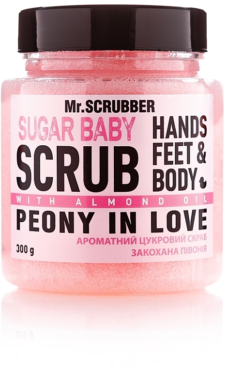 Cukrowy peeling do ciała - Mr.Scrubber Sugar Baby Peony in Love