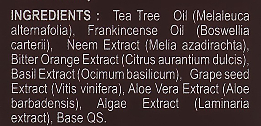 Naturalny szampon ajurwedyjski na łupież i wypadanie włosów Drzewo herbaciane - Khadi Organique Tea Tree Hair Cleanser — Zdjęcie N4