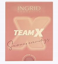 Paleta cieni do powiek - Ingrid Cosmetics Team X Summer Evenings Eyeshadow Palette — Zdjęcie N2