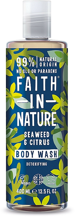 Żel pod prysznic Algi morskie i cytrusy - Faith In Nature Seaweed & Citrus Body Wash  — Zdjęcie N1