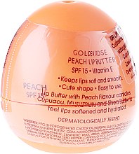 Kup Brzoskwiniowy balsam do ust - Golden Rose Lip Butter Peach SPF 15