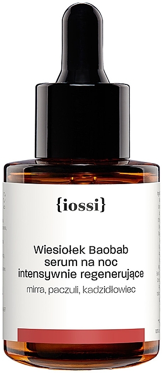 Serum na noc Wiesiołek i baobab - Iossi Intensywna regeneracja — Zdjęcie N1