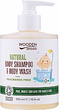 Kup Bezzapachowy szampon dla dzieci do włosów i ciała - Wooden Spoon Natural Baby Shampoo&Body Wash Fragrance-Free