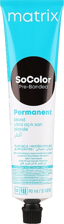 PRZECENA! Rozjaśniająca farba do włosów - Matrix Socolor Pre-Bonded Permanent * — Zdjęcie N2