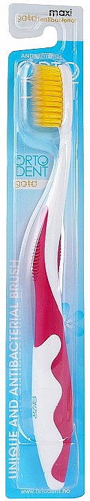 Szczoteczka do zębów, czerwona - Orto-Dent Gold Maxi Toothbrush — Zdjęcie N1