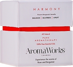 PRZECENA! Świeca zapachowa Róża i bergamotka - AromaWorks Harmony Candle * — Zdjęcie N2