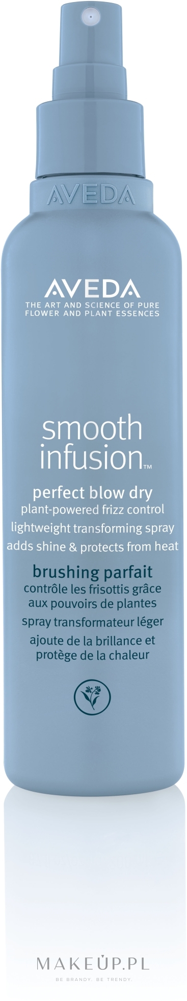 Wygładzający spray do włosów chroniący przed wysoką temperaturą - Aveda Smooth Infusion Perfect Blow Dry Spray — Zdjęcie 200 ml