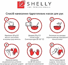 Hydrożelowa maska na dłonie z jagodami goji - Shelly Professional Hydrojelly Hand Mask — Zdjęcie N5