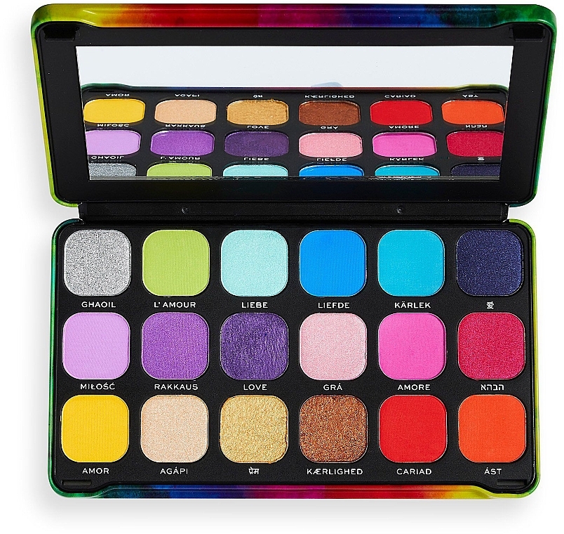 Paleta cieni do powiek - Makeup Revolution Forever Flawless Pride We Are Love Eyeshadow Palette — Zdjęcie N3