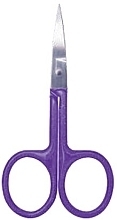 Nożyczki do skórek, 8,5 cm, fioletowe, błyszczące - Titania — Zdjęcie N2