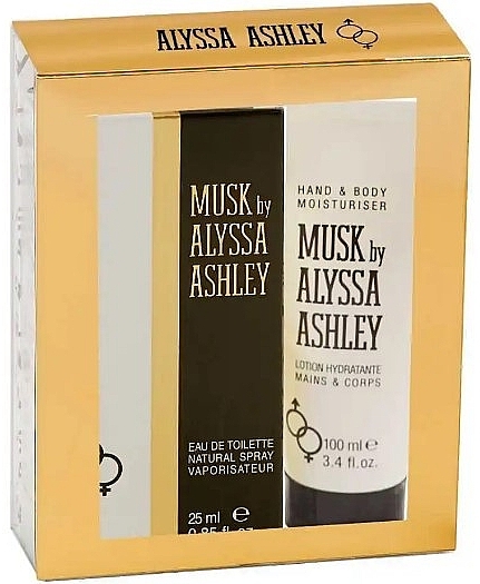 Alyssa Ashley Musk - Zestaw (edt 25 ml + b/lot 100 ml) — Zdjęcie N1