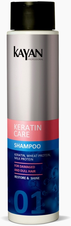 Szampon do włosów zniszczonych i matowych - Kayan Professional Keratin Care Shampoo — Zdjęcie N1