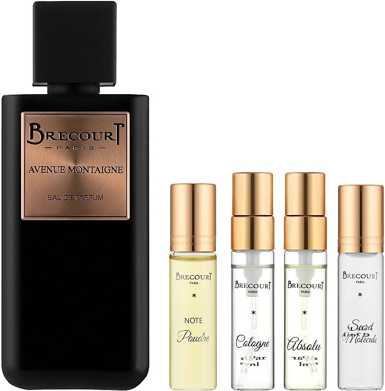 Brecourt Avenue Montaigne - Zestaw (edp/100ml + edp/2x7ml + edp/2x5ml) — Zdjęcie N2