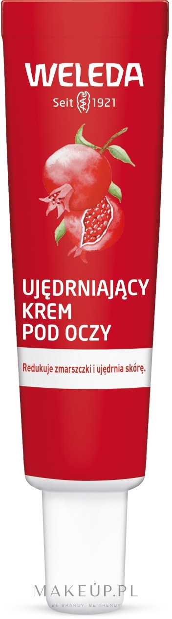 Krem pod oczy z peptydami z granatu i maku - Weleda Pomegranate & Poppy Peptide Firming Eye Cream — Zdjęcie 12 ml