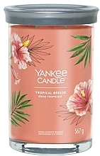 Świeca zapachowa w szkle Tropical Breeze, 2 węzły - Yankee Candle Singnature — Zdjęcie N1