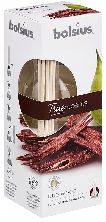 Dyfuzor zapachowy Drzewo agarowe - Bolsius Fragrance Diffuser True Scents — Zdjęcie N1