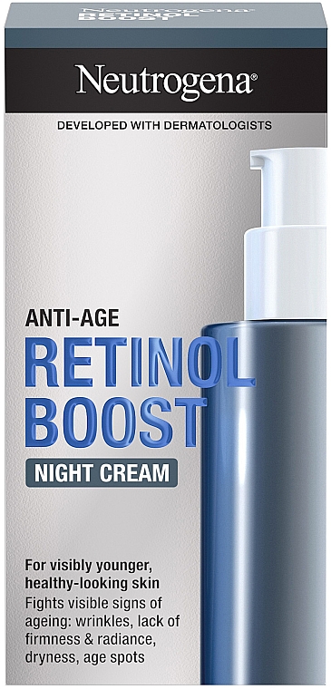 Krem do twarzy na noc - Neutrogena Anti-Age Retinol Boost Night Cream — Zdjęcie N1