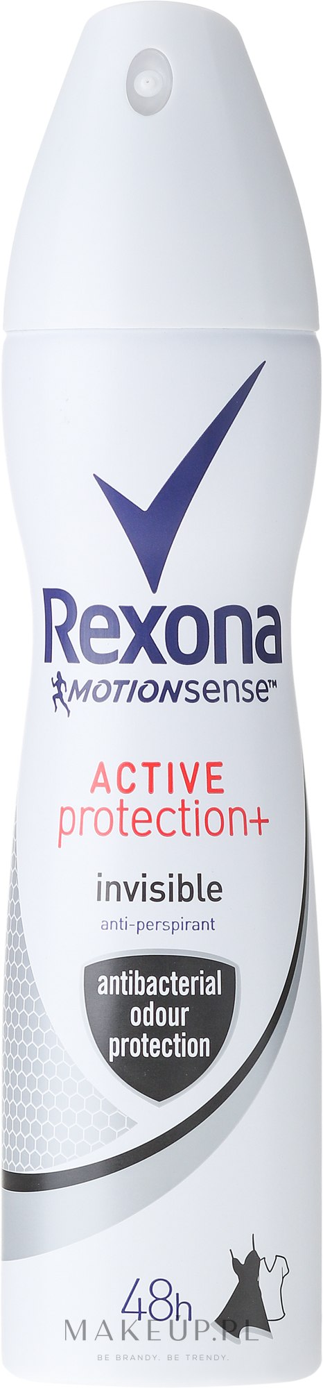Antybakteryjny antyperspirant w sprayu - Rexona Motionsense Active Protection+ Invisible Anti-Perspirant — Zdjęcie 150 ml