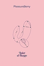 Wibrator dla par z pilotem, fioletowy - Fairygasm PleasureBerry — Zdjęcie N4