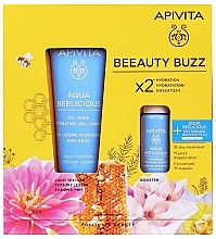 Zestaw - Apivita Aqua Beelicious Set (f/gel 40 ml + f/boost 10 ml) — Zdjęcie N2