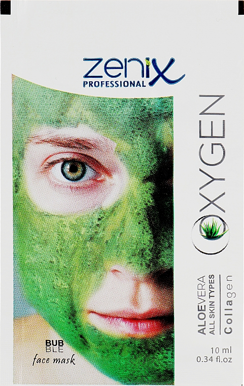 Maska tlenowa do twarzy - Zenix Oxygen (miniprodukt)