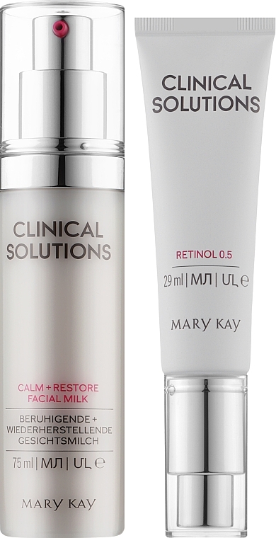 Zestaw - Mary Kay Clinical Solutions (retinol/29ml + f/milk/75ml) — Zdjęcie N1