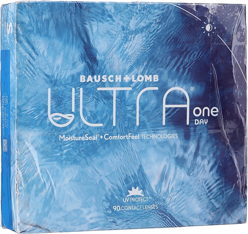 PRZECENA! Soczewki jednodniowe, krzywizna 8,6 mm, 90 szt. - Bausch & Lomb ULTRA® ONE DAY * — Zdjęcie N2