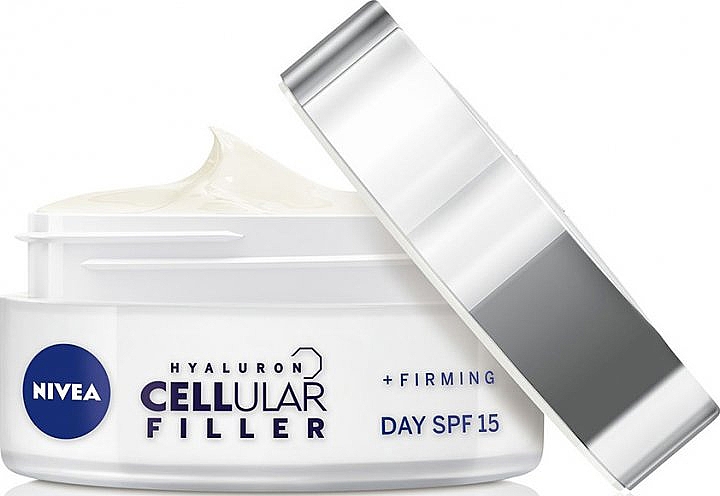 Krem na dzień z kwasem hialuronowym - NIVEA Hyaluron Cellular Filler Firming Anti-Age Day Cream SPF 15 — Zdjęcie N1