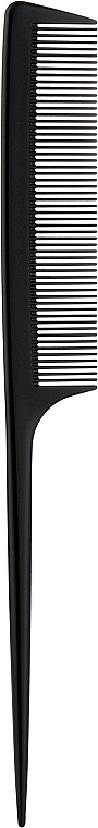 Węglowy grzebień do włosów ze szpicem, 21,5 cm, czarny - Janeke 820 Carbon Comb Antistatic — Zdjęcie N1
