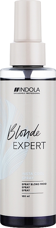 Lekka odżywka w sprayu do włosów blond - Indola Blonde Expert Insta Cool Spray — Zdjęcie N1