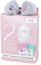 Kup Zestaw - Glamfox Beauty Box (mask/2x25ml + headband/1pc)