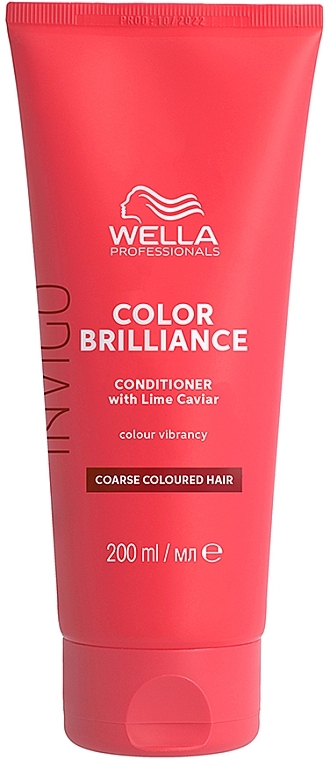 Odżywka wzmacniająca kolor grubych włosów farbowanych - Wella Professionals Invigo Colour Brilliance Coarse Conditioner