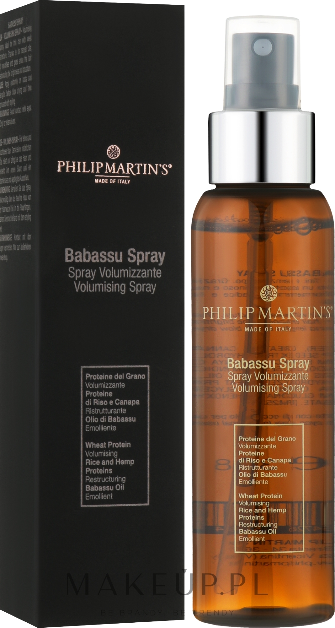 Spray zwiększający objętość włosów - Philip Martin's Babassu Spray — Zdjęcie 100 ml