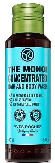 Skoncentrowany żel pod prysznic i do mycia włosów - Yves Rocher The Monoi Concentrated Hair And Body Wash — Zdjęcie N1