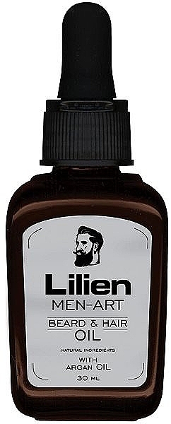 Olejek do brody i włosów - Lilien Men-Art White Beard & Hair Oil — Zdjęcie N1