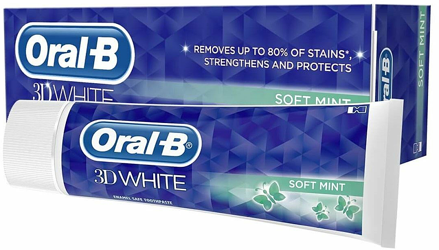 Pasta do zębów - Oral-B 3D White Soft Mint Toothpaste — Zdjęcie N1