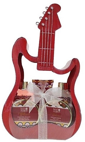 Zestaw, 5 produktów - Lorenay Bon Matin Pomegranate Guitar Bath Basket — Zdjęcie N1