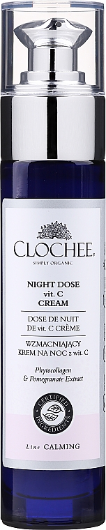 Wzmacniający krem do twarzy na noc z witaminą C - Clochee Night Dose Vit. C Cream — Zdjęcie N1