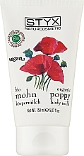 Kup Mleczko do ciała z organicznym makiem - Styx Naturcosmetic Mohn Poppy Body Milk 