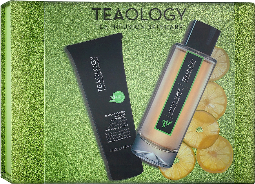 Teaology Matcha Lemon - Zestaw (edt 100 ml + sh/gel 100 ml) — Zdjęcie N1