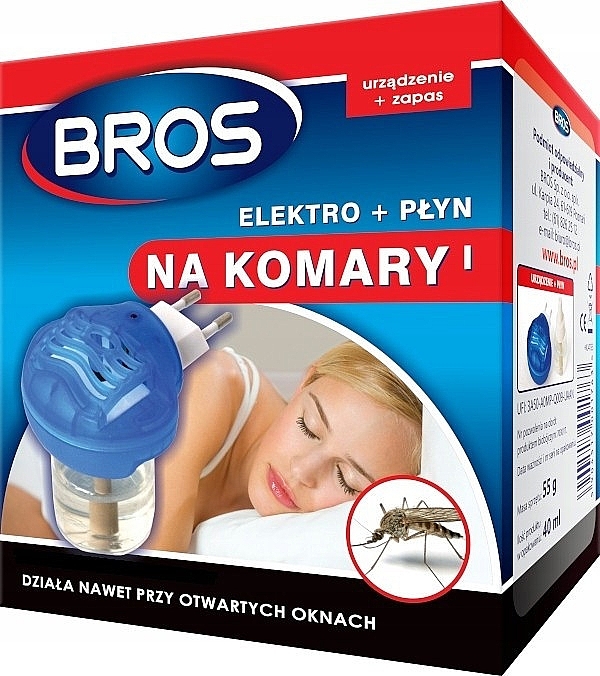 Elektrofumigator + płyn na komary - Bros — Zdjęcie N1