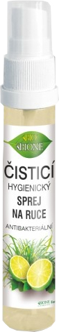 Higieniczny spray antybakteryjny do rąk - Bione Cosmetics Lemongrass And Lime Antibacterial Hand Spray — Zdjęcie N1