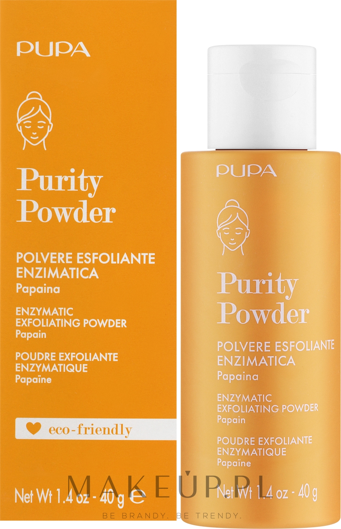 Enzymatyczny puder do twarzy - Pupa Purity Powder Enzymatic Exfoliating Powder — Zdjęcie 40 g