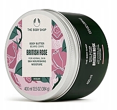 Masło do ciała - The Body Shop British Rose Body Butter 96h Nourishing Moisture — Zdjęcie N4