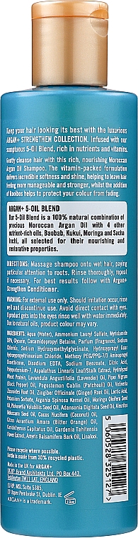 Szampon do włosów suchych, zniszczonych i farbowanych - Argan+ Strengthen Shampoo Moroccan Argan Oil — Zdjęcie N2