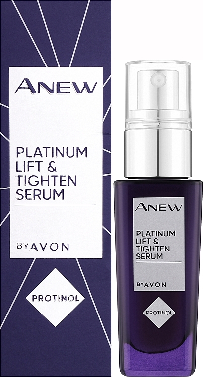 Serum do twarzy Lifting i elastyczność - Avon Anew Platinum Lift & Tighten Serum — Zdjęcie N3