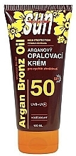 Krem przeciwsłoneczny do ciała - Vivaco Sun Argan Bronz Oil Tanning Cream SPF50 — Zdjęcie N1