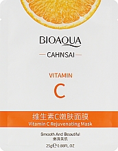 Kup Maska do twarzy na tkaninie z witaminą C	 - Bioaqua Cahnsai Vitamin C 